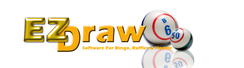 ezDraw Random Number Picker for Raffles / Bingo, and Bingo and Raffle Ticket Printing Software - standard version